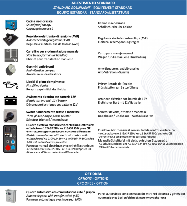 Gruppo elettrogeno Supersilenziato CGM S 9000 DUAL (9 KVA) - immagine 4