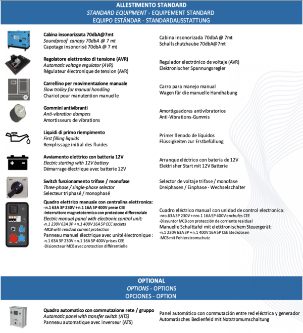 Gruppo elettroeno Supersilenziato CGM S12000 DUAL (13,2 KVA) - immagine 2